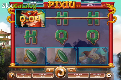 Win screen 3. Pixiu slot