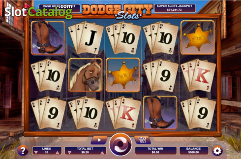 画面2. Dodge City カジノスロット