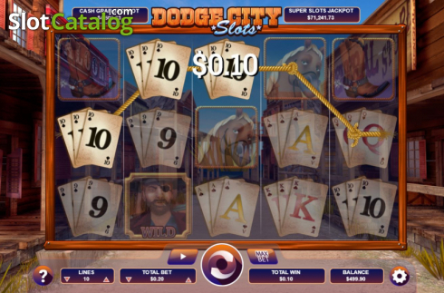 Win screen 1. Dodge City slot