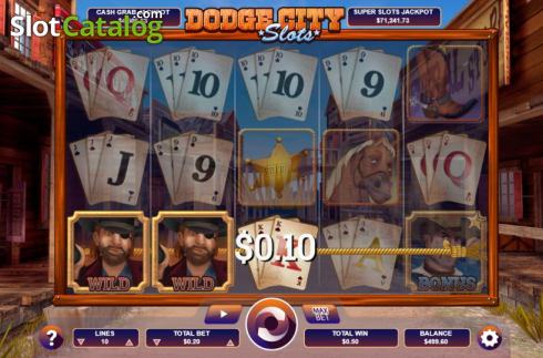 Win screen 2. Dodge City slot