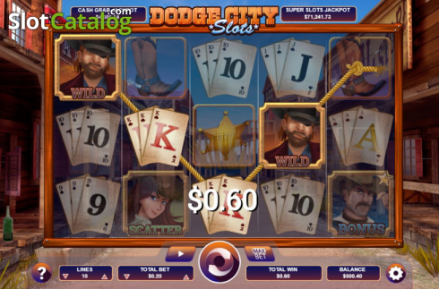 Win screen 3. Dodge City slot