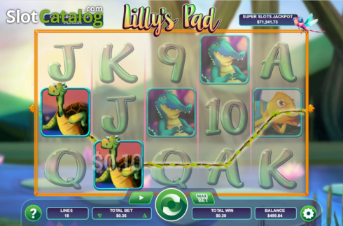 Win screen 1. Lilly's Pad slot