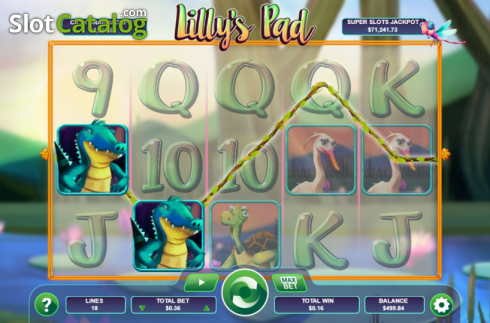 Win screen 3. Lilly's Pad slot