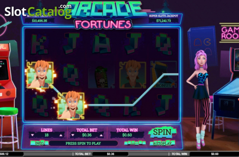 Bildschirm4. Arcade Fortunes slot