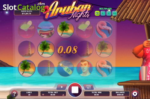 Win screen 2. Aruban Nights slot
