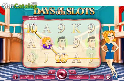 Win screen 2. Days of Our Slots slot