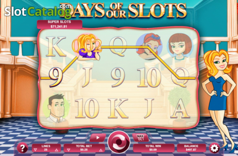 Win screen 3. Days of Our Slots slot