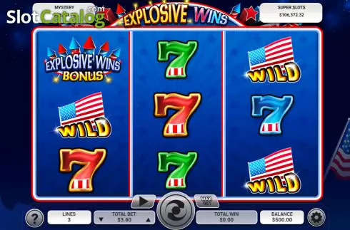 Bildschirm2. Explosive Wins slot