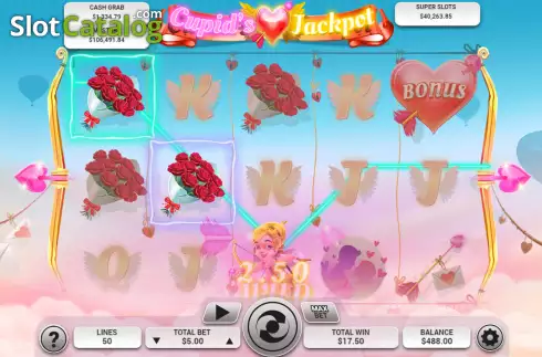 Win screen 2. Cupid’s Jackpot slot