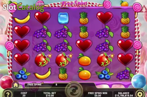 Game screen. Fruit Blitz slot