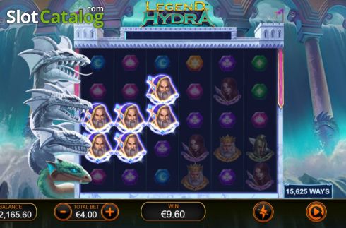 Bildschirm2. Legend of Hydra Power Zones slot