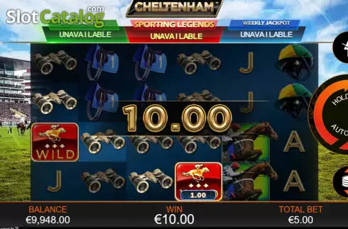 Win Screen 2. Cheltenham: Sporting Legends slot
