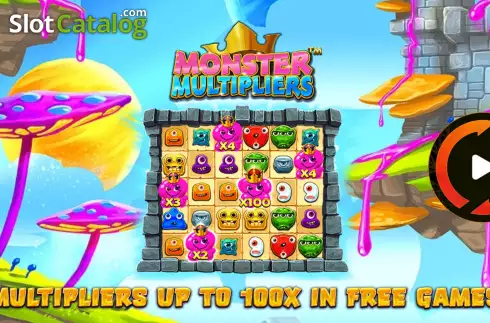Start Screen. Monster Multipliers slot