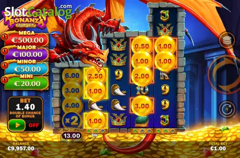 Bildschirm5. Gold Hit: Dragon Bonanza slot