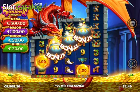 Bildschirm9. Gold Hit: Dragon Bonanza slot