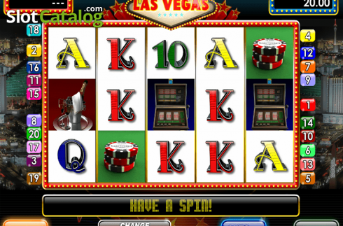 Écran3. Viva Las Vegas (Ash Gaming) Machine à sous