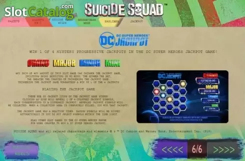 Schermo9. Suicide Squad slot