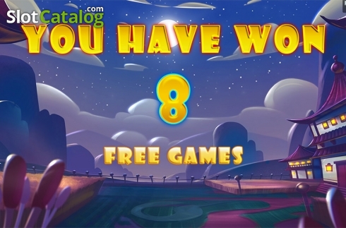 Free games intro screen. Wealthy Chicken slot