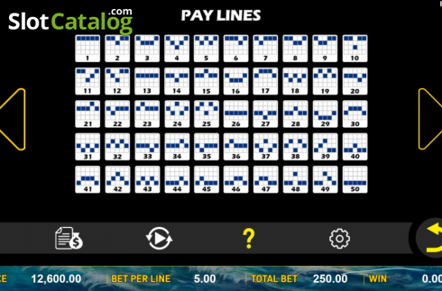 Paytable screen 2. Zheng He Treasure Ship slot