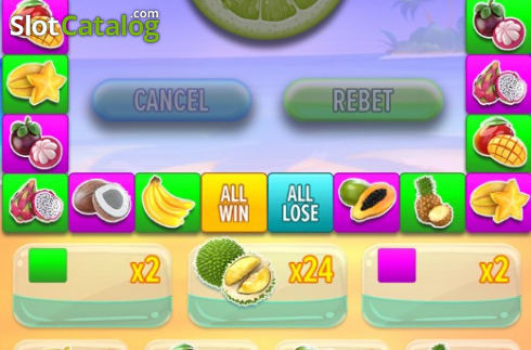 Bildschirm2. Tropical Fruitsie slot