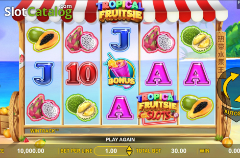 画面2. Tropical Fruitsie Slots カジノスロット