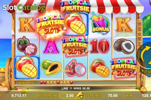 Win Screen 4. Tropical Fruitsie Slots slot