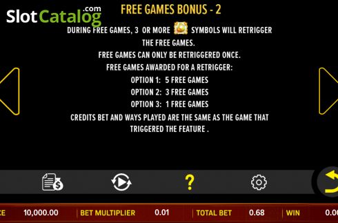 Free Game bonus screen 2. Golden Fortune Dragon Supreme slot