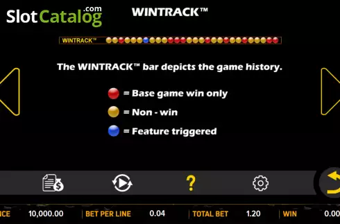 Wintrack screen. Altin Icin Gol slot