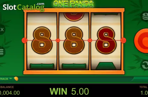 Win screen 3. One Panda slot