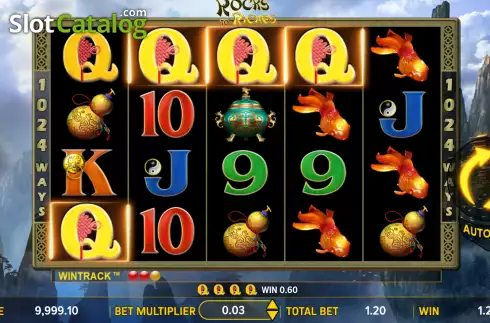 Win screen 2. Rocks to Riches slot