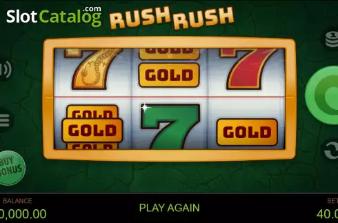 Bildschirm2. Rush Rush slot