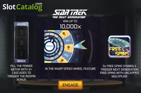 Captura de tela2. Star Trek The Next Generation (Atlantic Digital) slot