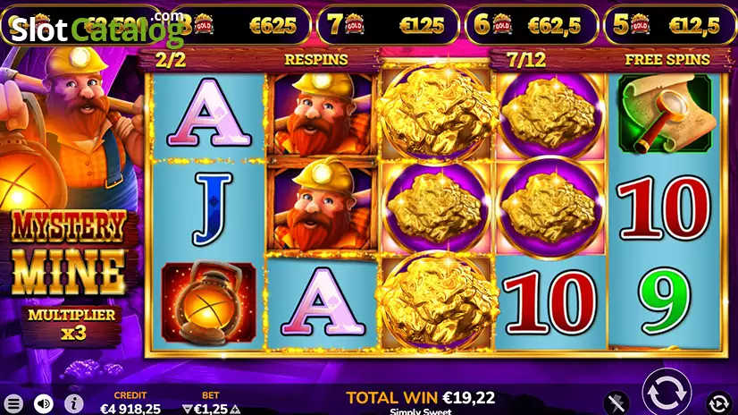 Mystery Mine Free Spins
