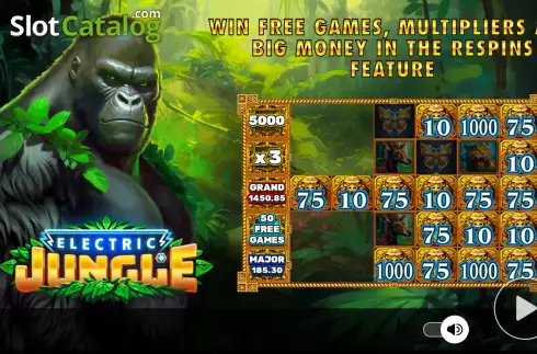 Bildschirm2. Electric Jungle slot