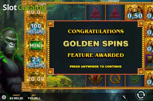 Bonus Game Win Screen 2. Electric Jungle slot