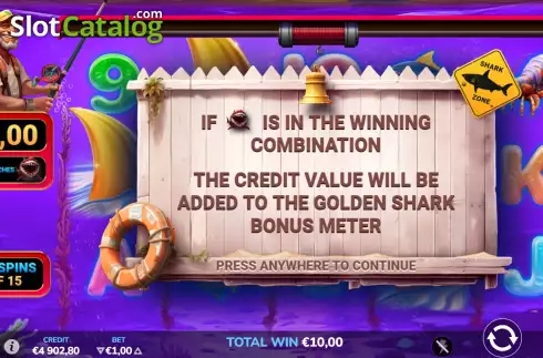 Schermo9. Shark Hunter (Atomic Slot Lab) slot