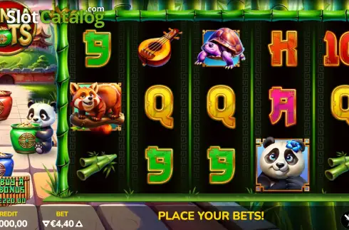 画面2. Panda Pots カジノスロット