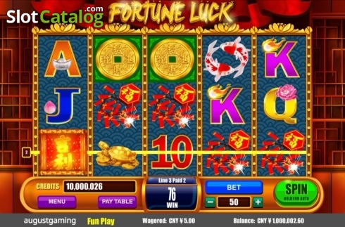 Ekran3. Fortune Luck yuvası