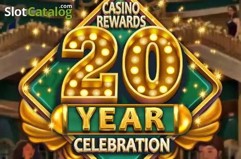 Casino Rewards 20 Year Celebration Logo