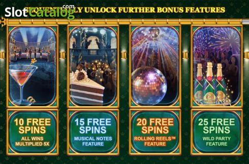 FS Feature screen. Casino Rewards 20 Year Celebration slot