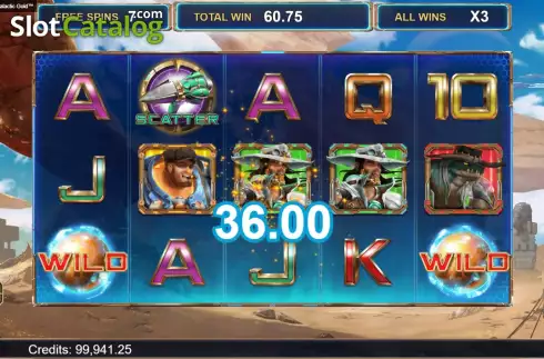 Free Spins 2. Galactic Gold slot