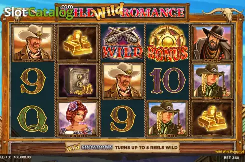 Game Screen. Wild Wild Romance slot