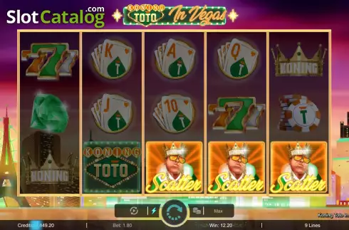 Screen5. Koning Toto in Vegas slot