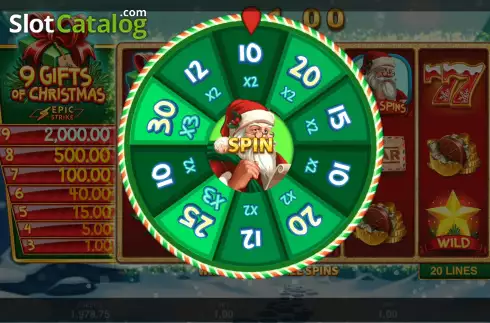Free Spins 1. 9 Gifts Of Christmas slot