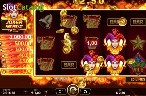 Bildschirm4. Joker Fire Frenzy slot