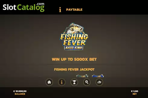 Game Rules 1. Fishing Fever Bass King slot