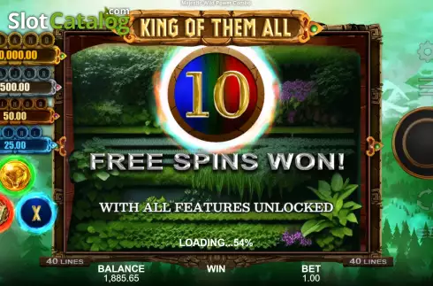 Free Spins Win Screen 2. Majestic Wilds slot