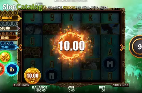 Free Spins Win Screen 3. Majestic Wilds slot