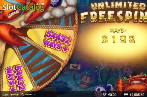 Free Spins Gamble. ReefPop slot