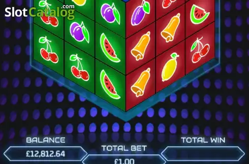 Reel Screen. Cube of Fruits slot